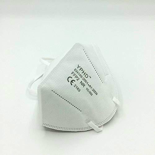 50 Mascarillas FPP2 NR EPI color blanco