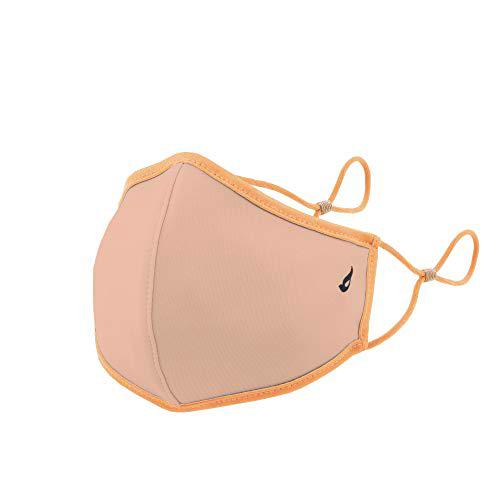 Abbacino mascarilla homologada y lavable para adulto color beige con ajuste nasal
