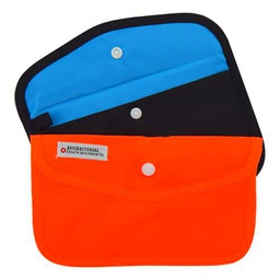 Cussi - Pack de 2 MaskCase, Estuches de Tela rectangulares para Guardar mascarilla (Negro