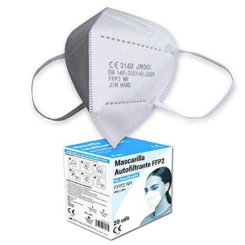 Audix Bitee 20 Mascarillas FFP2 - Color Blanco - Homologada CE2163