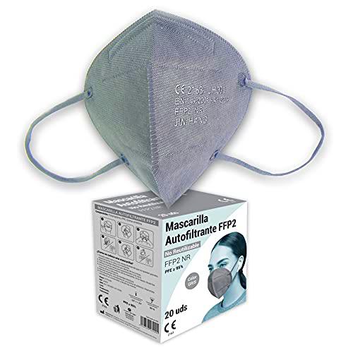 Audix Bitee 20 Mascarillas FFP2 - Color Gris - Homologada CE2163