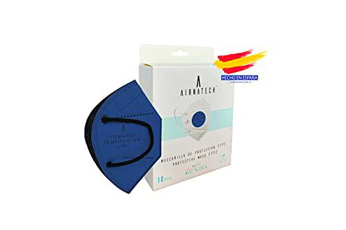 A AIRNATECH Mascarillas FFP2 Azul pack de 10 unidades