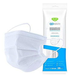 QD HEALTH mascarilla Quirúrgica Tipo IIR - Fabricadas en España