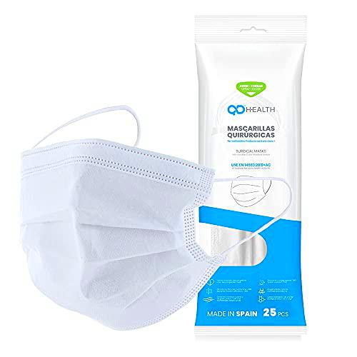 QD HEALTH mascarilla Quirúrgica Tipo IIR - Fabricadas en España