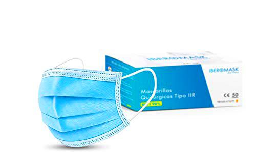 IBEROMASK Mascarilla Quirúrgica Tipo IIR- Made in Spain