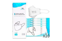 TAI DA KANG Mascarillas FFP2 Homologadas, Forma 3D (Tipo Pez)