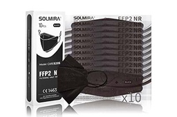 SOLMIRA Mascarillas FFP2 NR Homologadas, Forma 3D (Tipo Pez)