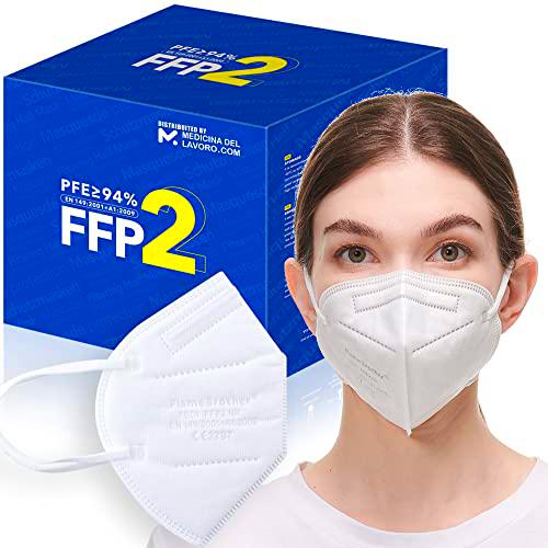 30 Mascarillas FFP2/KN95 Colores Homologadas Certificación CE sin Válvula de 6 Capas