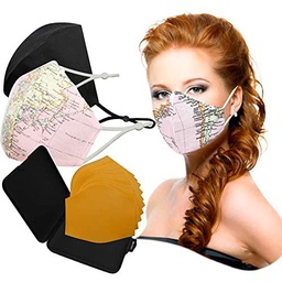 Cussi Mascarillas de Tela Colores Reutilizable Lavable