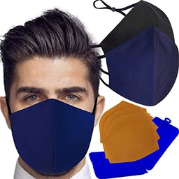 Cussi Mascarillas de Tela Colores Reutilizable Lavable