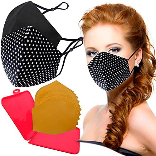 Cussi Mascarillas de Tela Colores Reutilizable Lavable