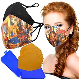 Cussi Mascarillas de Tela Colores Reutilizable Lavable