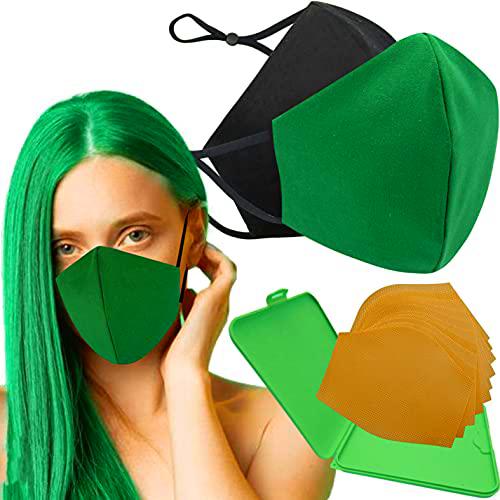 Cussi Mascarillas de Tela Colores Reutilizable Lavable