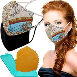 Cussi Mascarillas de Tela Colores Reutilizable Lavable