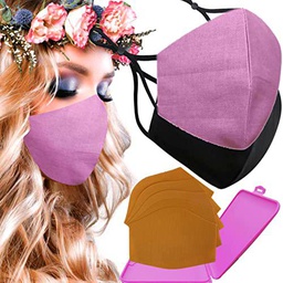 Cussi Mascarillas de Tela Colores Reutilizable Lavable