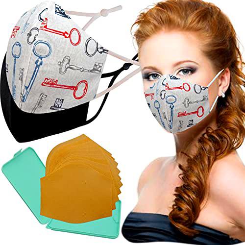 Cussi Mascarillas de Tela Colores Reutilizable Lavable