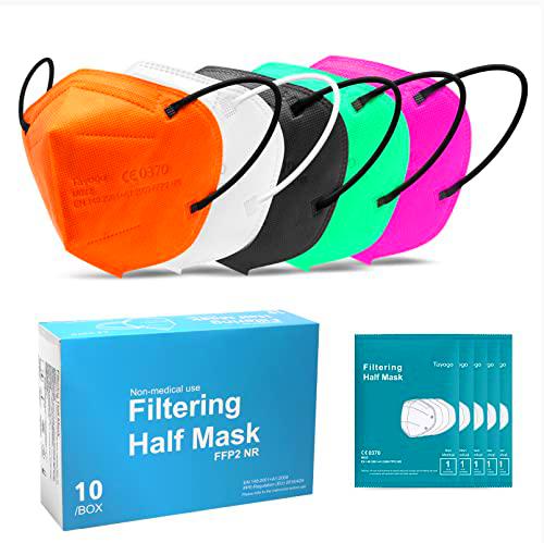 Tayogo mascarillas ffp2 colores homologadas 20/30/50PCS desechables 5 capas eficiencia del filtro ≥95%