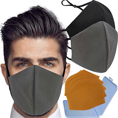 Cussi Mascarillas de Tela Colores Reutilizable Lavable