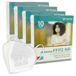 general merchandising 40 FFP2 Media Máscara Filtrante Blanca TIPO NR