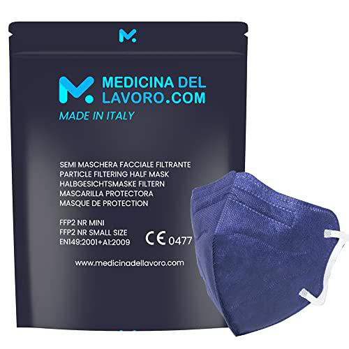 20 Mascarillas FFP2/KN95 Colores Talla Pequeña Small Homologadas Certificación CE de 4 Capas