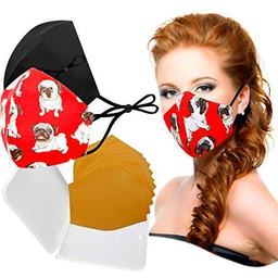 Cussi Mascarillas de Tela Colores Reutilizable Lavable