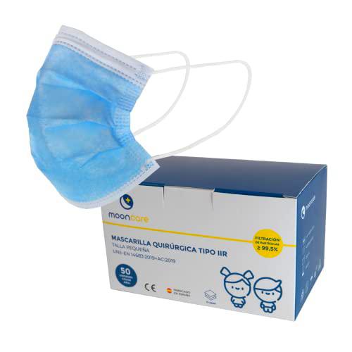 Mascarilla Quirúrgica Tipo IIR Infantil, Desechables 3 Capas [NR]