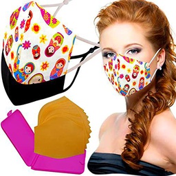 Cussi Mascarillas de Tela Colores Reutilizable Lavable