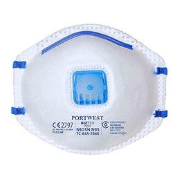 Portwest P201 - P2V respirador con válvula (10), color