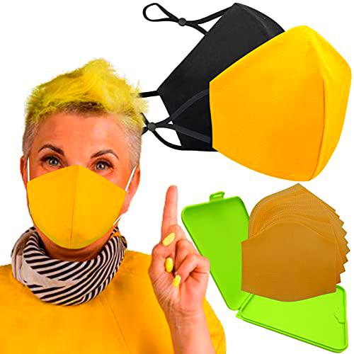 Cussi Mascarillas de Tela Colores Reutilizable Lavable