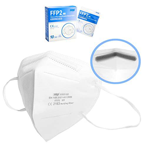 Mascarilla FFP2 NR Certificacación CE de 5 Capas, BFE > 95%