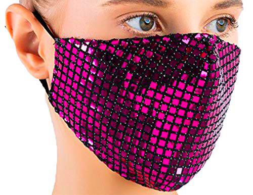 eBoutik - Mascarillas de lentejuelas prémium con brillantes de colores
