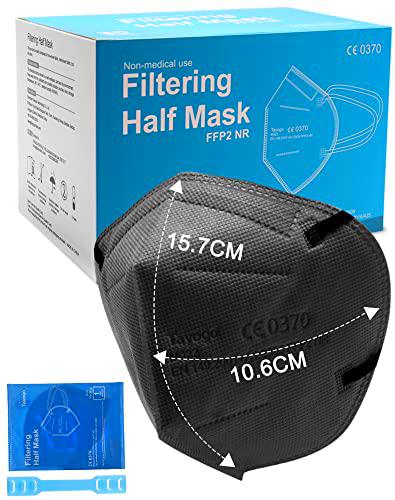 Tayogo Mascarillas ffp2 Colores Homologadas Aprobado Certificación CE desechable de Proteccion Personal 5 Capas Caja 10/20/50 Unidades