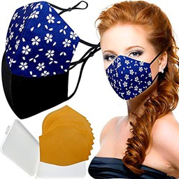 Cussi Mascarillas de Tela Colores Reutilizable Lavable