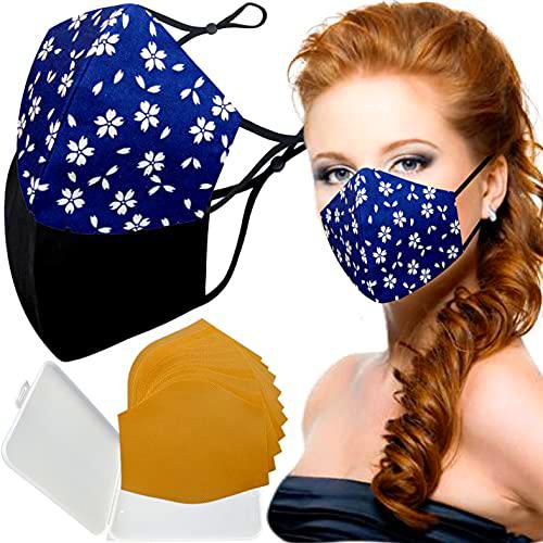 Cussi Mascarillas de Tela Colores Reutilizable Lavable