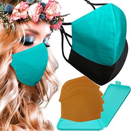 Cussi Mascarillas de Tela Colores Reutilizable Lavable