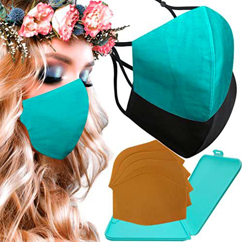 Cussi Mascarillas de Tela Colores Reutilizable Lavable