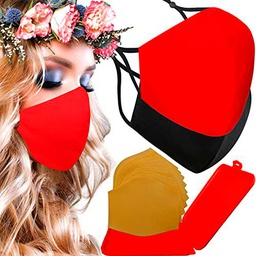 Cussi Mascarillas de Tela Colores Reutilizable Lavable