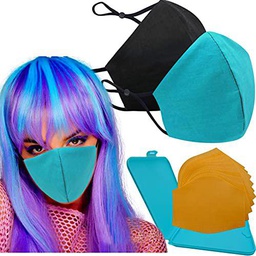 Cussi Mascarillas de Tela Colores Reutilizable Lavable