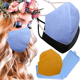 Cussi Mascarillas de Tela Colores Reutilizable Lavable