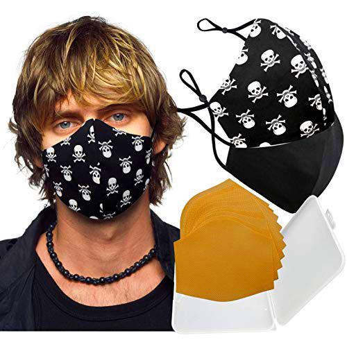 Cussi Mascarillas de Tela Colores Reutilizable Lavable