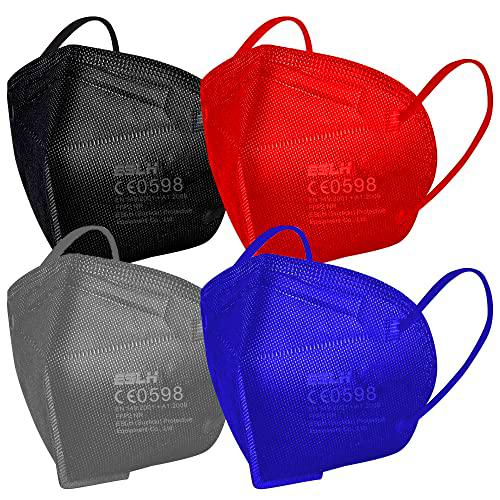 40 Mascarillas FFP2 de colores Certificación ESLH CE | Mascarilla FFP2 Azul
