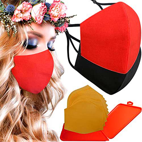 Cussi Mascarillas de Tela Colores Reutilizable Lavable