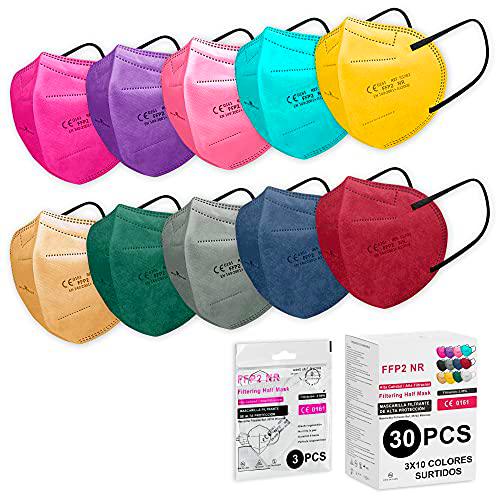 Milarosa Mascarillas FFP2 Homologadas Españolas. Mascarilla FFP2 Colores