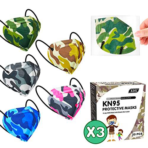 XDX Máscaras FFP2 Máscara colorida FFP2 Certificación CE 5 colores 25 piezas