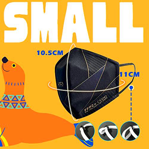 HOME KOKO LOOK UNICA FFP2 lavable Máscara de tela 50 veces NanoTech reutilizable con certificación CE