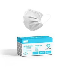 Mascarillas Quirúrgicas Tipo IIR, BLANCO, 50 unidades