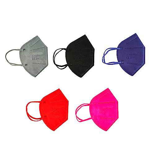 Mascarilla FFP2 10 Uds, [Surtido Colores], Mascarilla Certificada/Homologada