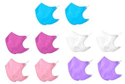 MedMaXX FFP2 NR Máscara multicolor - Talla S - Adecuado para formas de cara estrechas