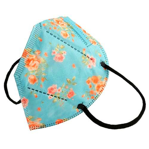 TubeRoo FFP2 - Máscara multicolor con diseño de flores