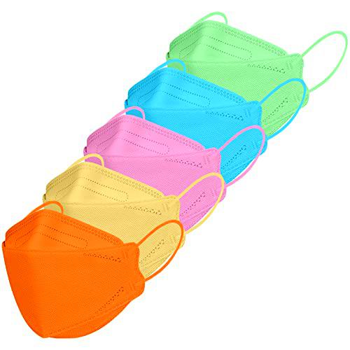 TubeRoo FFP2 - Máscara multicolor (5 unidades, 5 colores